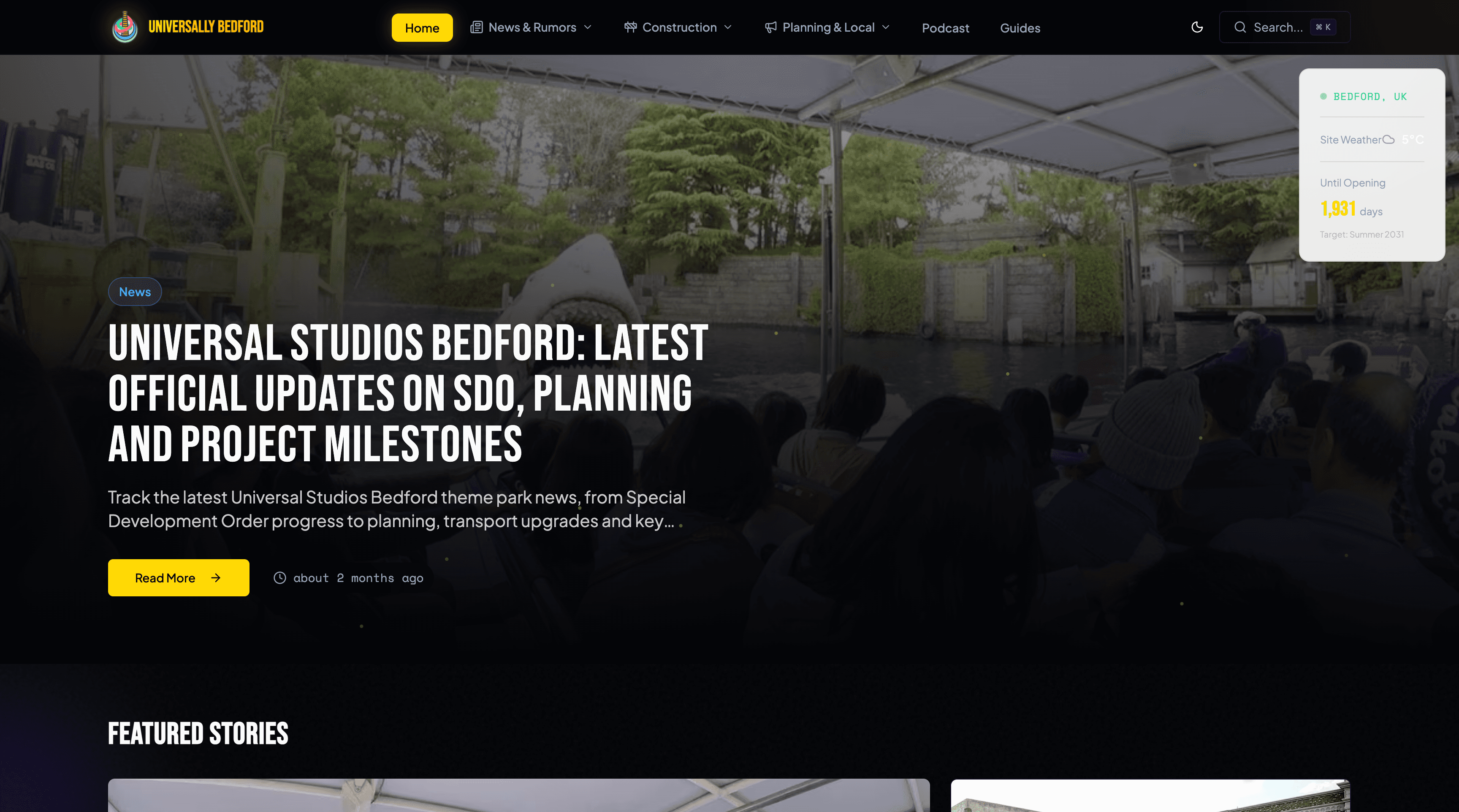 Universally Bedford Website